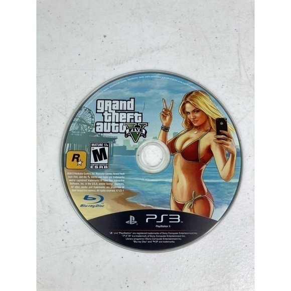 PlayStation Play Station PS3 Grand Theft Auto V 5 Game Rated 17+ Exciting Action - Picture 5 of 5